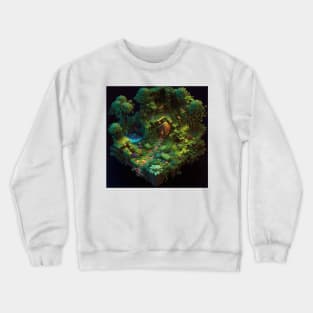 My small worlds : Jungle cottage Crewneck Sweatshirt